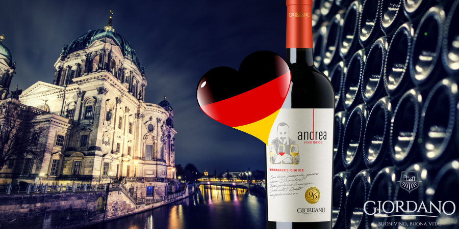 5 vins Giordano récompensés à la Berliner Wein Trophy pour les vrais Wine Lovers