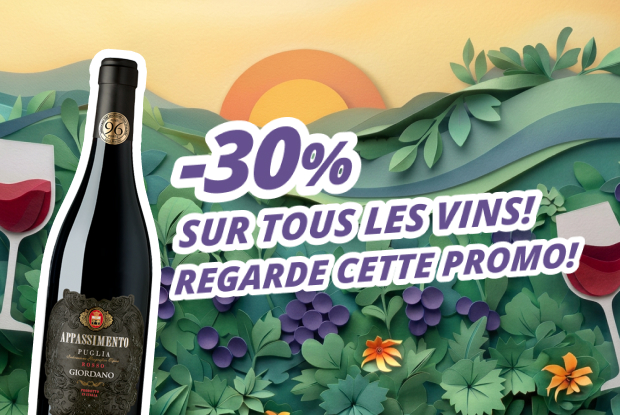 -30% SUR TOUS LES VINS!